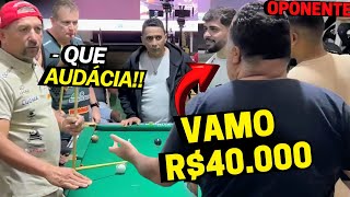 UM OPONENTE DESCONHECIDO DESAFIOU BAIANINHO VALENDO R$40.000 REAIS...