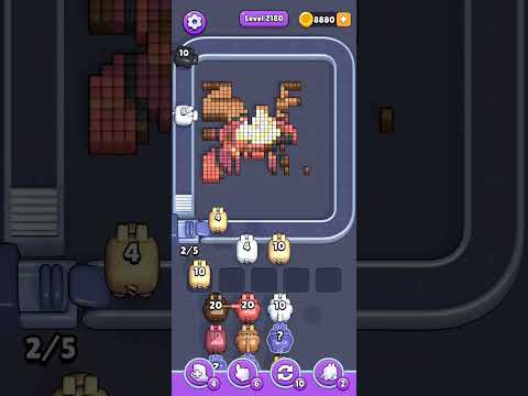 Pixel Flow Level 2180 Walkthrough