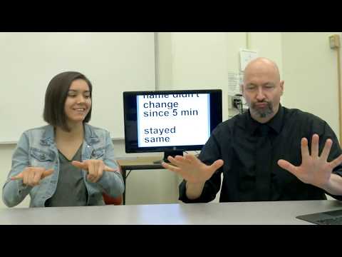 American Sign Language ASL Level 2 Sentences 1 thru 5 u07p1 alt