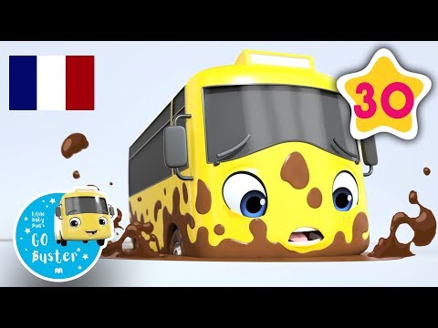 Coincé Dans la Boue | Comptines de Buster | Vidéos Pour Enfants | Moonbug en Français