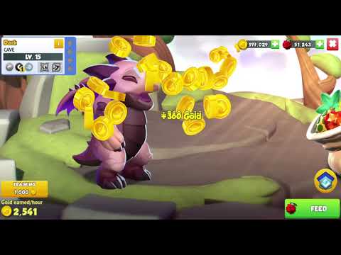 Dragon Mania Legends  Bamboo Dragon got Lori get level 6  Hot Coal skill 2021 01 12 09 22 01
