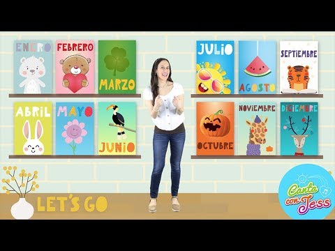The Months of the Year Song in Spanish - Canción de Los Meses del Año