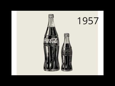The evolution of Coca-Cola bottles