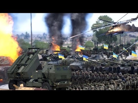 10 MINUTES AGO! The Ukrainians managed to destroy a military convoy and kill 8,013 Russian soldiers