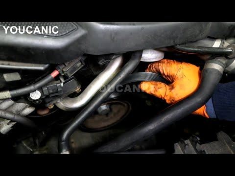 Mercedes Benz Serpentine Belt Replacement – E C CLK ML GL R Class with 350 550 M272, M273 Engine