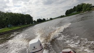 preview picture of video 'Motorboot Aluboot Quicksilver Weser Rinteln Schaumburg Johnson Außenborder'