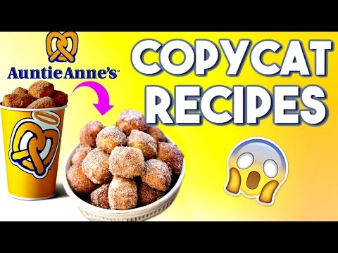 FAST FOOD COPYCAT RECIPES TESTED! Burger King, Dairy Queen, Auntie Anne's