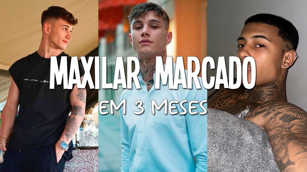 GUIA DEFINITIVO PARA VOCÊ TER UM ROSTO ATRAENTE | COMO MARCAR O MAXILAR