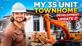 First 10 Units Built!! 35 Unit Townhome Development In Nashville! Real Estate Construction Part 3!