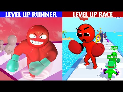 Level Up Runner vs Level Up Race Game New MAX LEVEL Update Walkthrough - PikaName