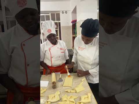 The students learned how to make danish pastries