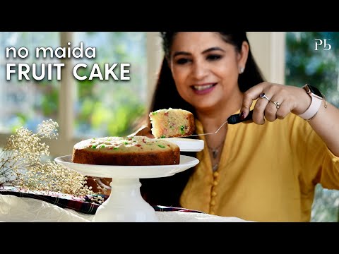 No Maida Fruit Cake I बिना मैदा, अंडे, ओवन के बनाये केक I Rava Cake I Pankaj Bhadouria