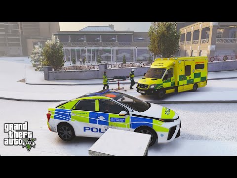 Snow Tier 4 Neighbourhood UK Police Patrol ❄️ (GTA 5 LSPDFR Mod 328)