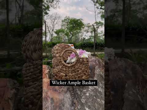 Brown asama wicker basket, for home decoration, size: 8x6x4 ...