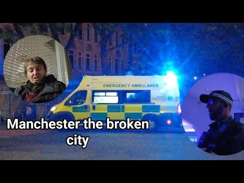 BRITAINS DRUG & HOMELESS CRISIS WILD NIGHT IN PICADILLY MANCHESTER AIRPORT POLICE! BROKEN BRITAIN