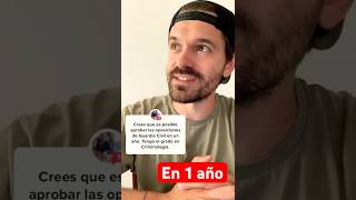 Aprobar Guardia Civil en UN AÑO ☝️
