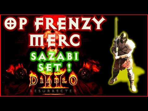 D2R OP FRENZY Act 5 MERC ! Sazabi Set !