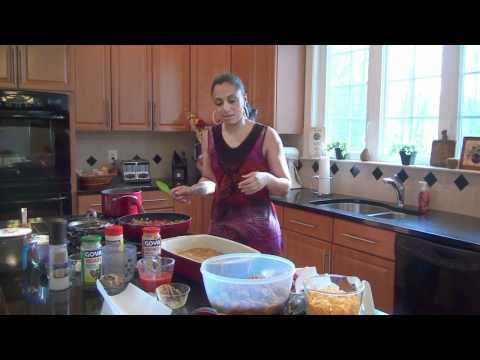 Pastelon and Coconut Rice (Puerto Rican Lasagna)