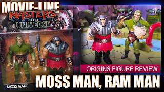 Motu Origins Movie Mossman & Ram Man 2 Pack REVIEW!