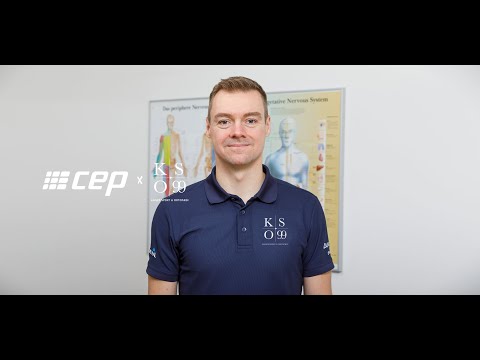 CEP Ortho Achilles support short socks anbefalet af Kaiser Sport & Ortopædi