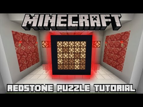 Minecraft PS4 - Redstone Puzzle Tutorial (Redstone Quick Builds)