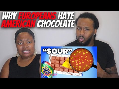 AMERICAN COUPLE REACT "Why Europeans Hate the Taste of American Chocolate - Cheddar Explains"