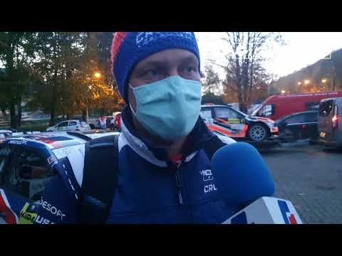 Grzegorz Grzyb na mecie 2. Kipard Rally 2020.