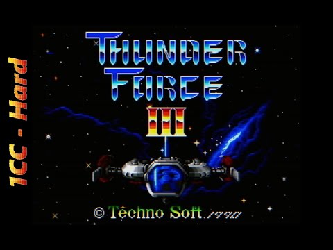 Thunder Force III (Mega Drive) - 1CC - Hard - 2.293.800