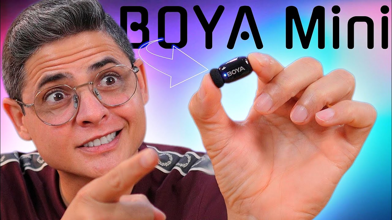 CHEGOU! Novo MICROFONE SEM FIO para CELULAR! BOYA mini - Unboxing e Impressões