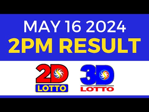 2pm Lotto Result Today May 16 2024 Swertres Ez2
