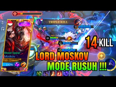 TOP GLOBAL MOSKOV 2023 PUSH MMR SOLO SEASON 28 PART 4 !!! - MLBB