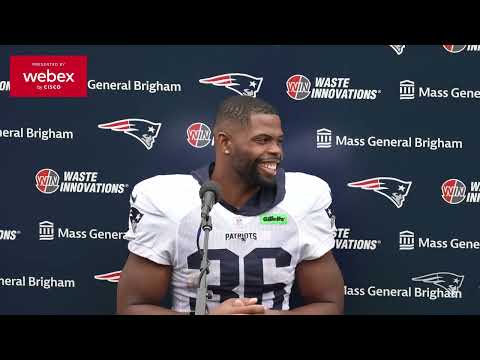 Kevin Harris: "Getting ready for the game." | Patriots Press Conference