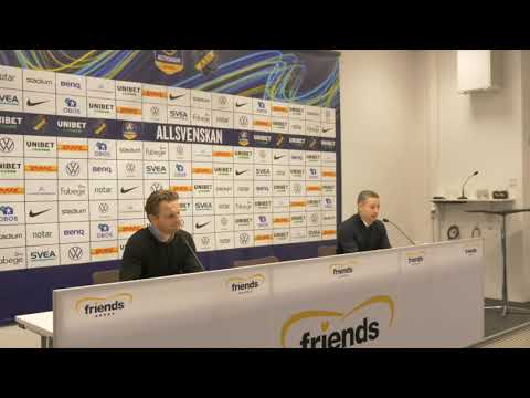 Presskonferens efter AIK-ÖSK