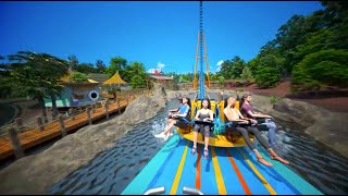 GEORGIA SURFER: On-Ride / Off-Ride Animation, New Six Flags Over Georgia