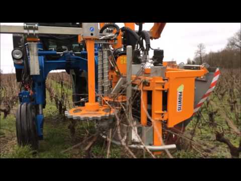 Machine à tirer les sarments PROVITIS sur enjambeur