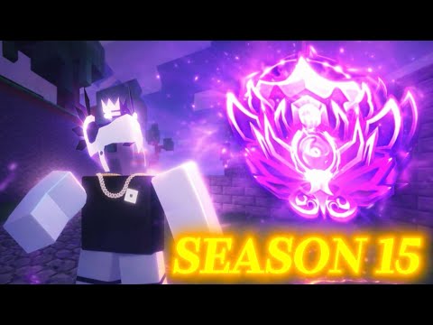Season 15 SQUADS ranked is out and I made it on the Leaderboard (Roblox Bedwars season 15)