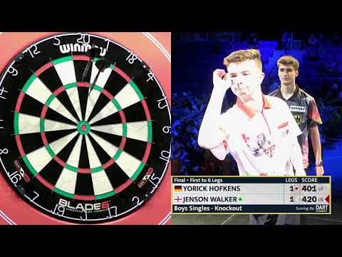 WDF World Cup 2023 - Boys Singles Final - Yorick Hofkens vs Jenson Walker