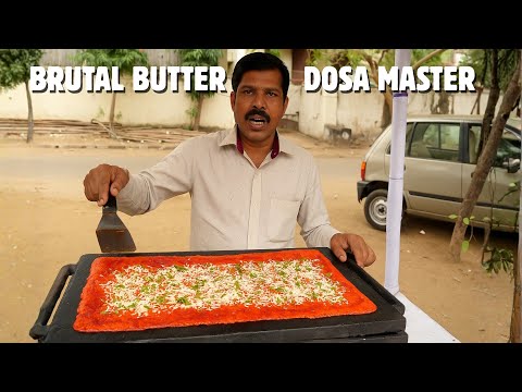 This Crispy Red Paneer Dosa Will Blow Your Mind | Indian Street Food Magic