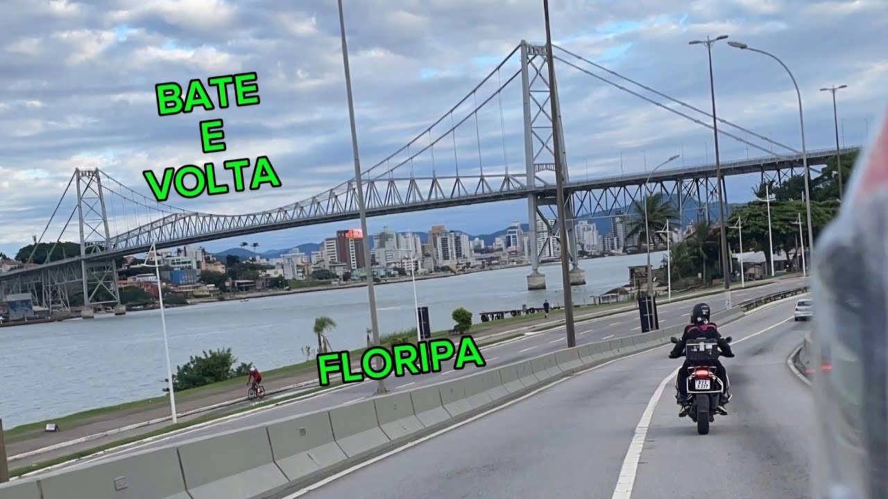 Passeio de moto a #florianópolis Bate e volta.