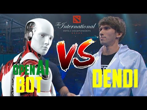 Dendi против Бота | 1v1 OpenAI BOT | The International 2017