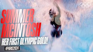 A Medley MASTERCLASS 🇨🇦 Summer's McIntosh's First Olympic Title #Paris2024
