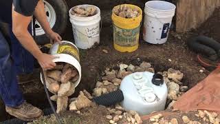 RV Dump Bucket off grid RV septic system