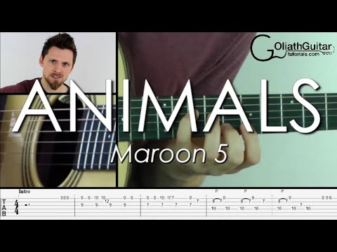 Animals - Maroon 5 (Guitar Lesson)