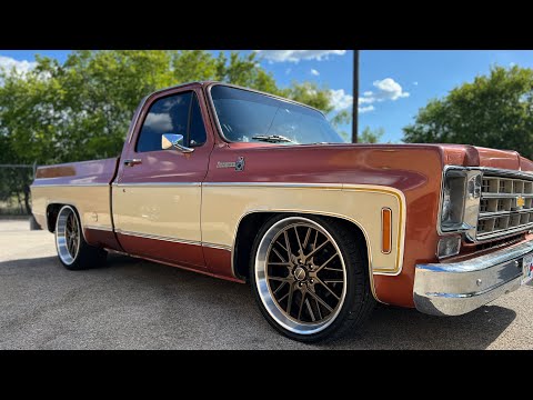 Update to our 1977 Chevrolet C10, belltech suspension, 22” Corsart wheels, SOLD