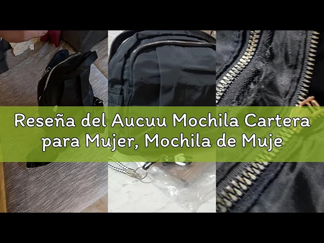 Vídeo relacionado con Aucuu Mochila Cartera para Mujer, Mochila de Mujer, Ligero Antirrobo Mini Mochila, Bolsa de Viaje Casual, Mochila de Escuela Bolsa de Hombro, Mochila de Viaje Linda para Niñas