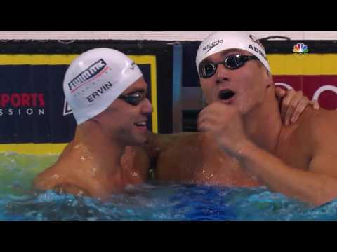 Olympic Swimming Trials | Adrian, Ervin Take 50m Free Spots In Rio