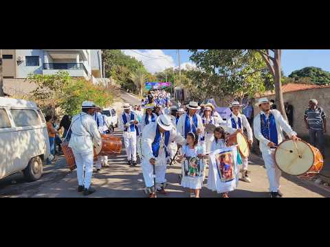 Reinado Nsa Sra Rosário Igaratinga MG, Formação Da Procissão Com Congadas!