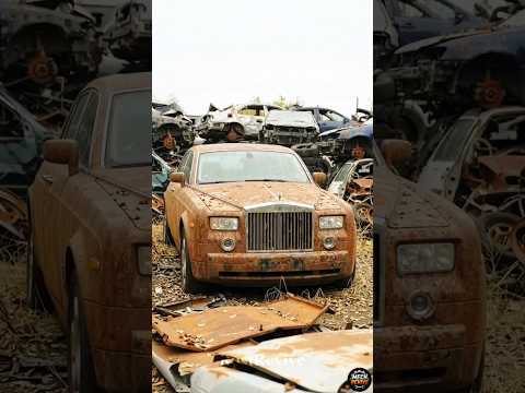 I Found a Completely Rusted 2004 Rolls-Royce Phantom VII — Full Restoration #shorts #RollsRoyce#ASMR