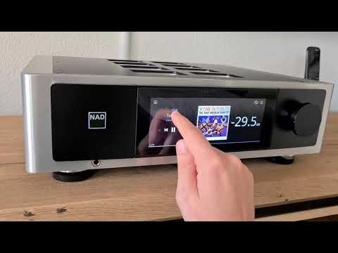 NAD M33 user interface