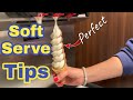 Soft Serve Ice Cream, How to Make a Tall Cone!  Learn This Before Your Next Cruise!